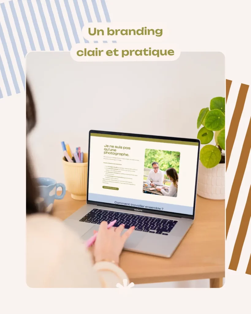 Design du site de Studio Poline, photographe à Nantes, créé par Julie Goudier
