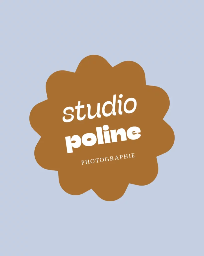 Logo créé par Julie Goudier pour l'identité visuelle de Studio Poline