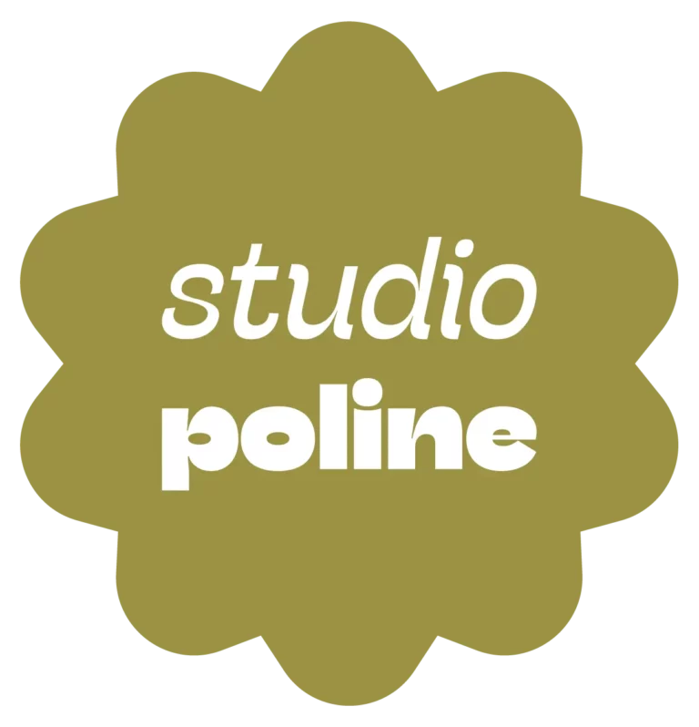 Logo créé par Julie Goudier pour l'identité visuelle de Studio Poline