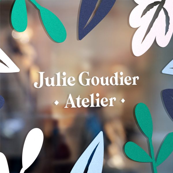 Vitrophanie Julie Goudier Designer Graphique Nantes